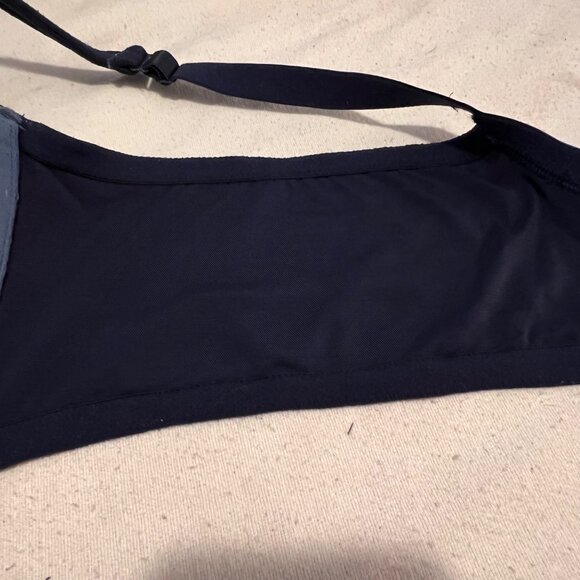 Lane Bryant Cacique 48DD Navy Lace Boost Plunge Bra With Adj Straps Comfortable - Picture 10 of 16